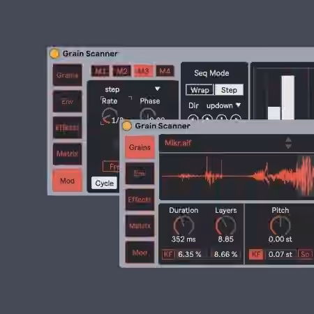 Amazing Noises Grain Scanner v1.1 [Ableton Live] - Sample Pack Artwork