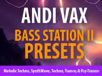 Andi Vax Andi Vax "BASS STATION II Bank" 118 Presets [Synth Presets]