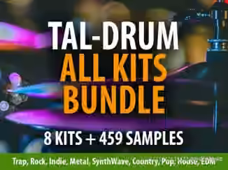 Andi Vax TAL-DRUM All Kits Bundle 1-4 [Synth Presets]
