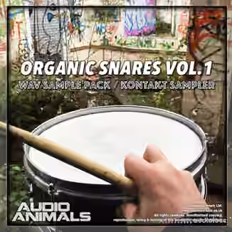 Audio Animals Organic Snares Vol 1 [KONTAKT]