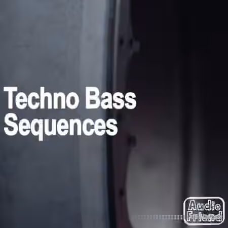 AudioFriend Techno Bass Sequence [WAV] - Sample Pack Artwork