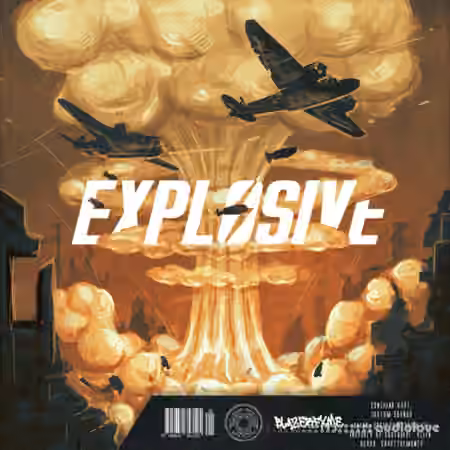 Blazerfxme Music Explosive Drum Kit [WAV, MiDi, DAW Templates]