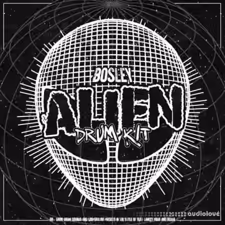 BOSLEY Alien Drum Kit [WAV, MiDi, Synth Presets] - Sample Pack Artwork