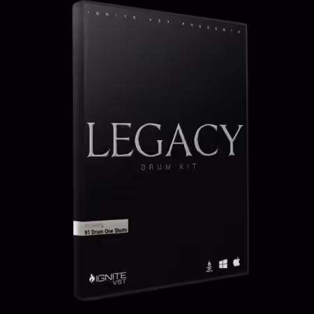 Initial Audio Legacy Drum Kit [WAV, MiDi]