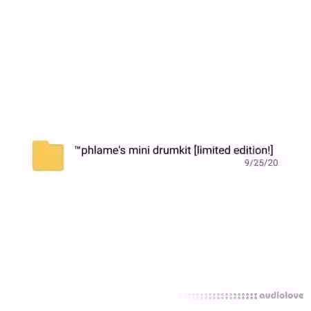 kidphlame's mini drumkit [limited edition!] [WAV, DAW Templates]