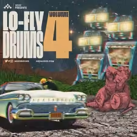 MSXII Sound Design Lo-Fly Drums Vol.4 [WAV]