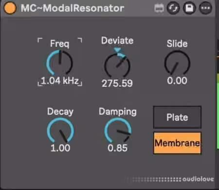 Ned Rush Multi-Channel Modal Resonator Max For Live Device [Max for Live]