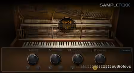 SampleTekk 4Knob Rain Piano [Halion] - Sample Pack Artwork