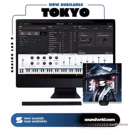 Soundwrld Tokyo (Analog Lab V Bank + One Shot Kit) [Synth Presets, WAV, MiDi]