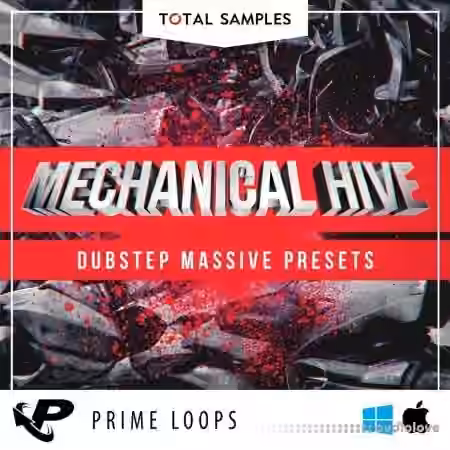 Total Samples Mechanical Hive Dubstep Massive Presets [Synth Presets] - Sample Pack Artwork