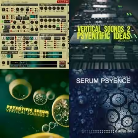 Vertical Sounds Vertical Sounds Collection Vols.1-4 [Synth Presets] - Sample Pack Artwork