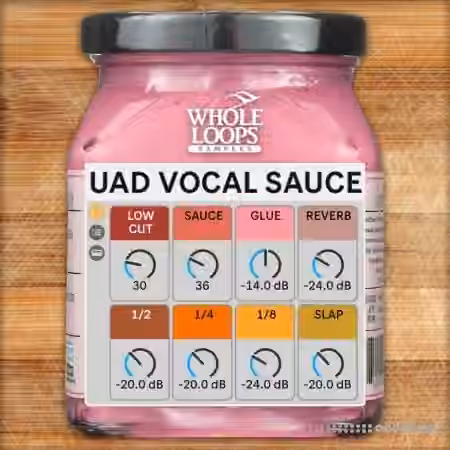 Whole loops UAD VOCAL SAUCE [DAW Templates] - Sample Pack Artwork